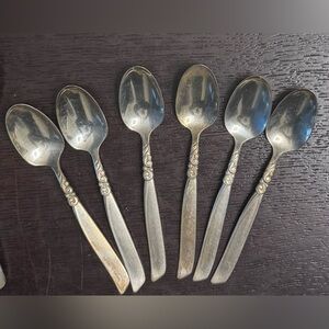 South Seas Community Silver plate teaspoons